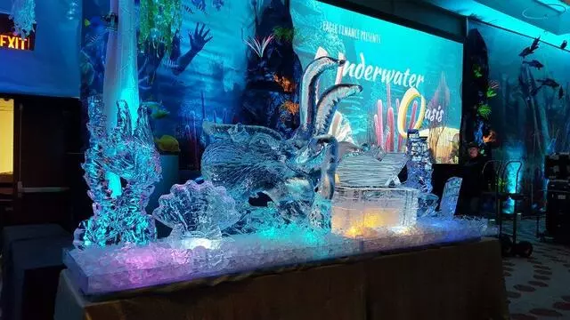 Artic Diamond Ice Sculptures
