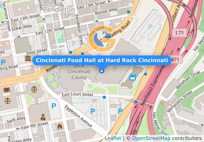 Cincinnati Food Hall at Hard Rock Cincinnati