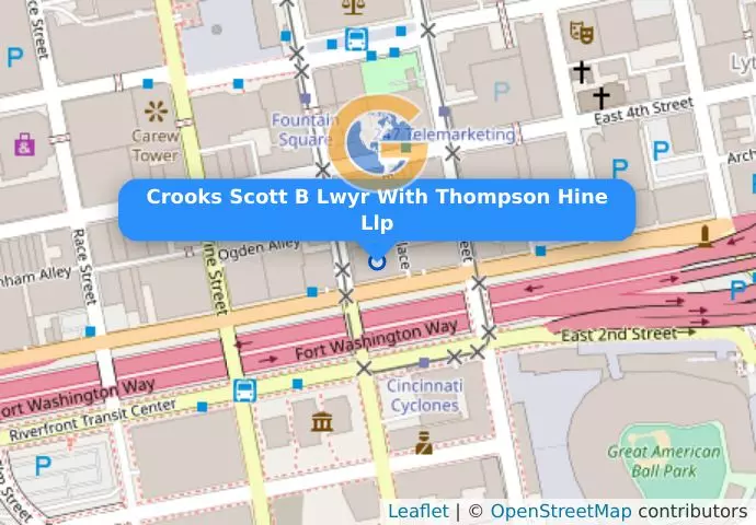 Crooks Scott B Lwyr With Thompson Hine Llp