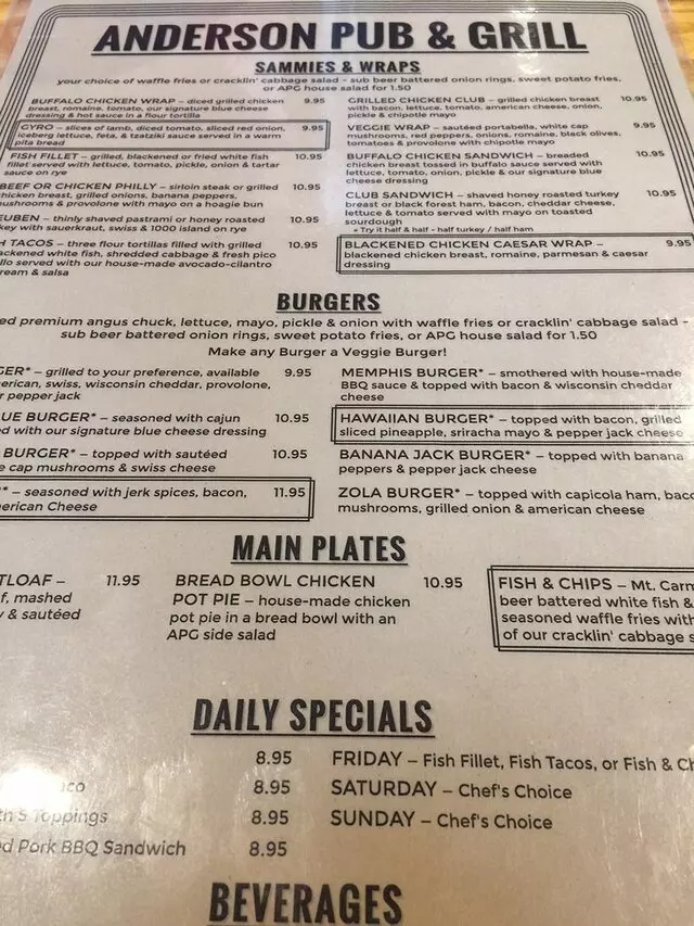 Anderson Pub and Grill