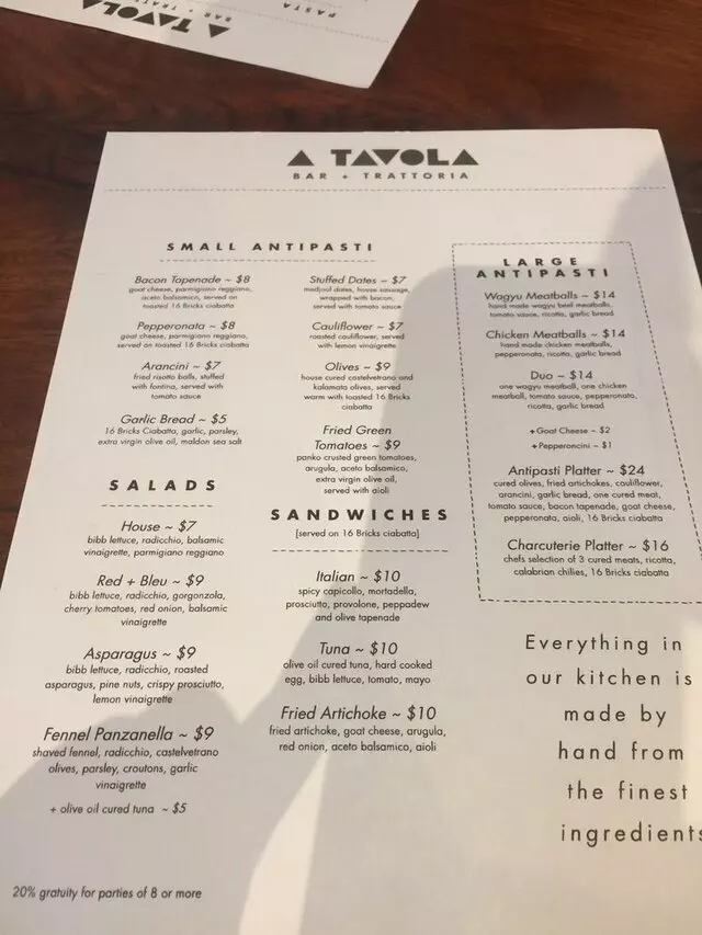 A Tavola Bar and Trattoria