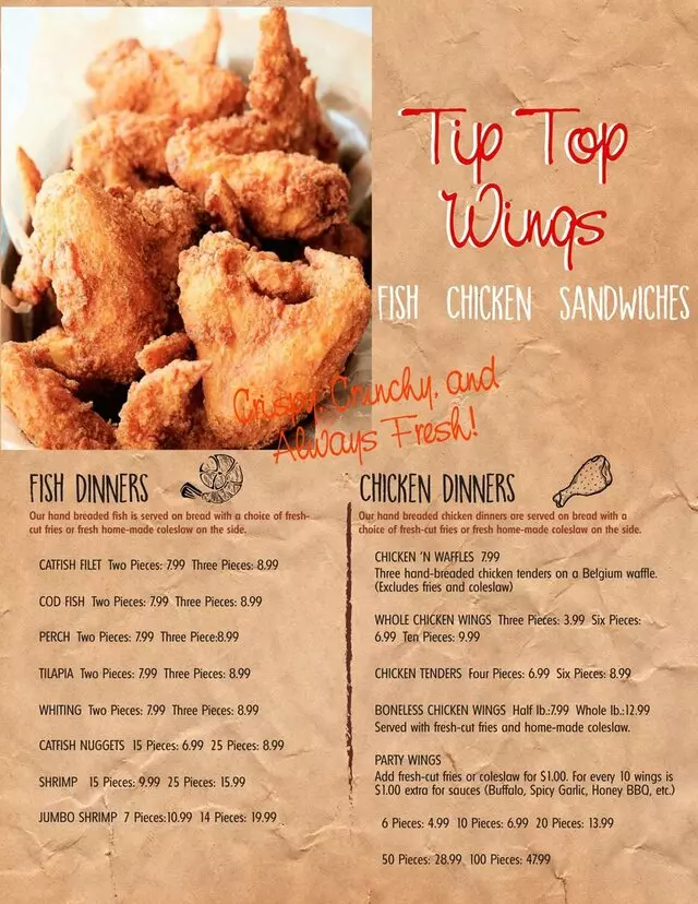 Tip Top Wings