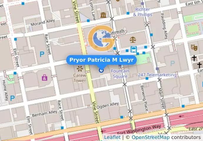 Pryor Patricia M Lwyr