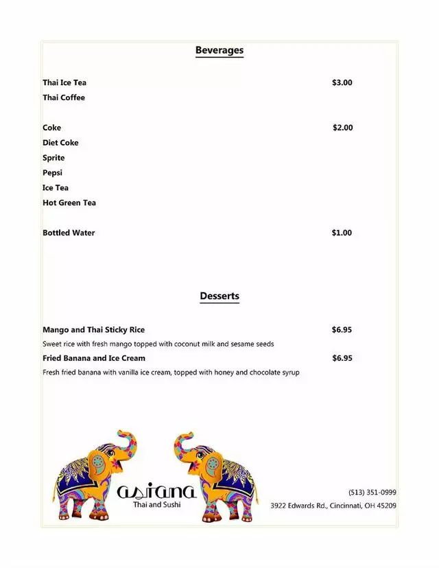 Asiana Thai & Sushi