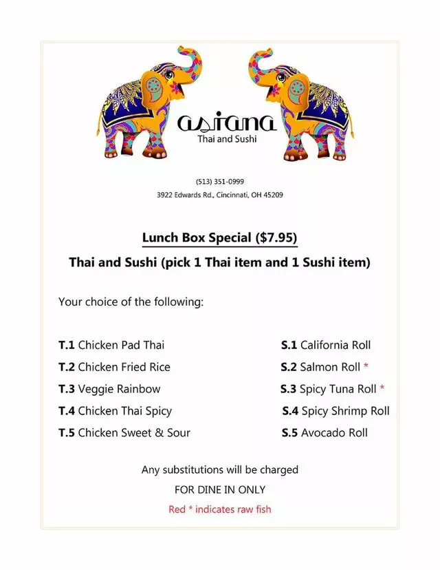 Asiana Thai & Sushi