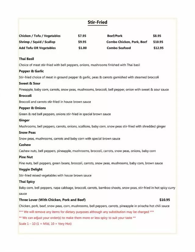 Asiana Thai & Sushi