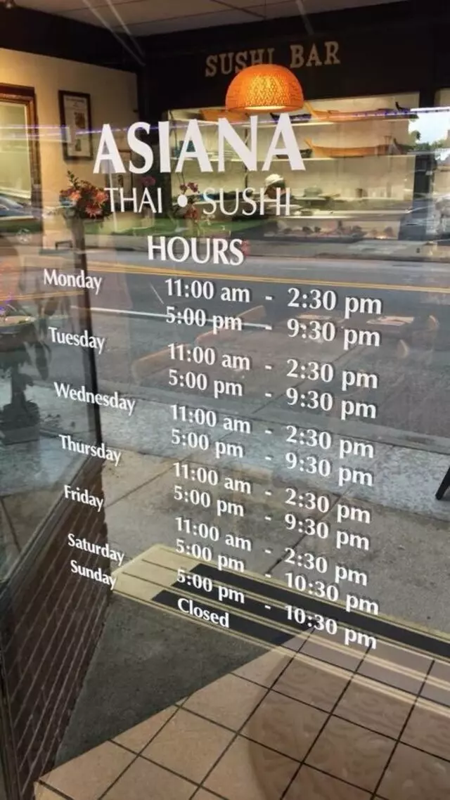 Asiana Thai & Sushi