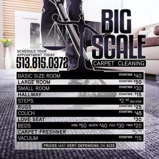 BIG SCALE CARPET CLEANING
