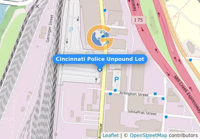 Cincinnati Police Unpound Lot
