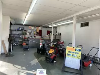 Blue Rock Lawn Mower