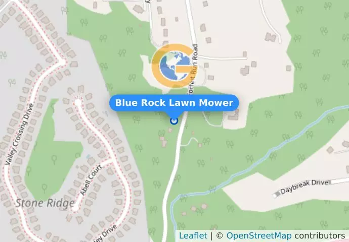 Blue Rock Lawn Mower