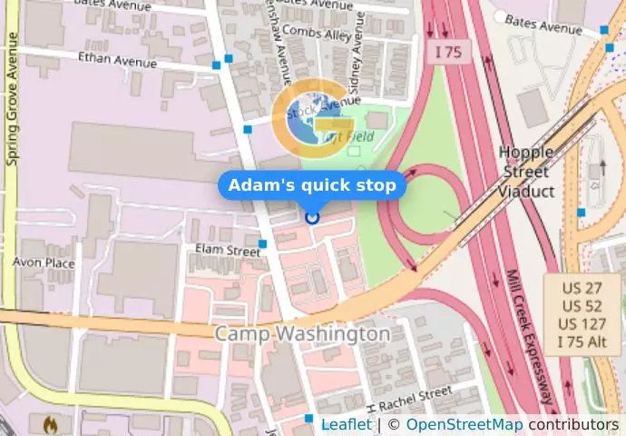 Adam&apos;s quick stop